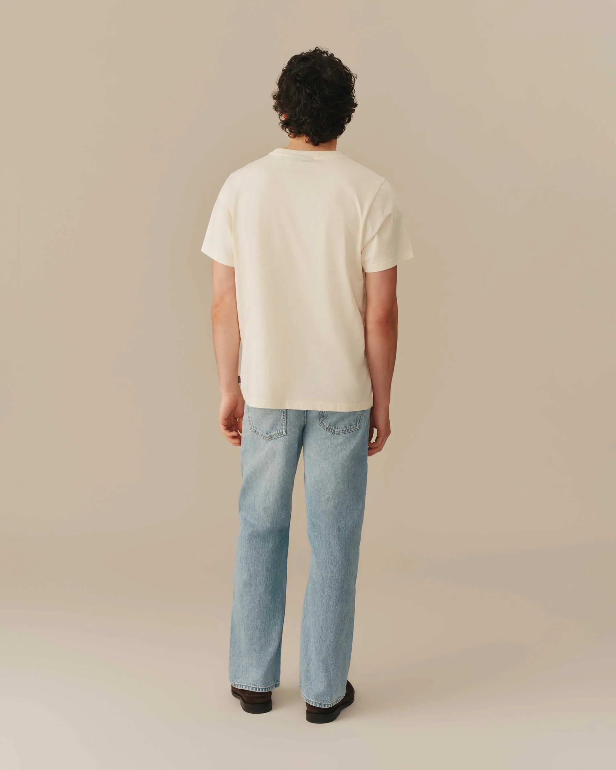 Men’s Babar Hike Graphic Tee Cream - Image 4
