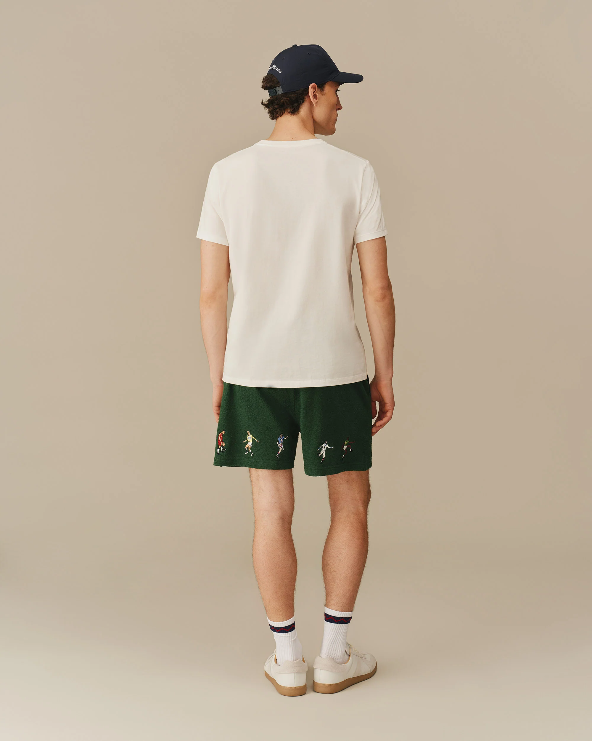Men’s Soccer Terry Short Green - Image 5