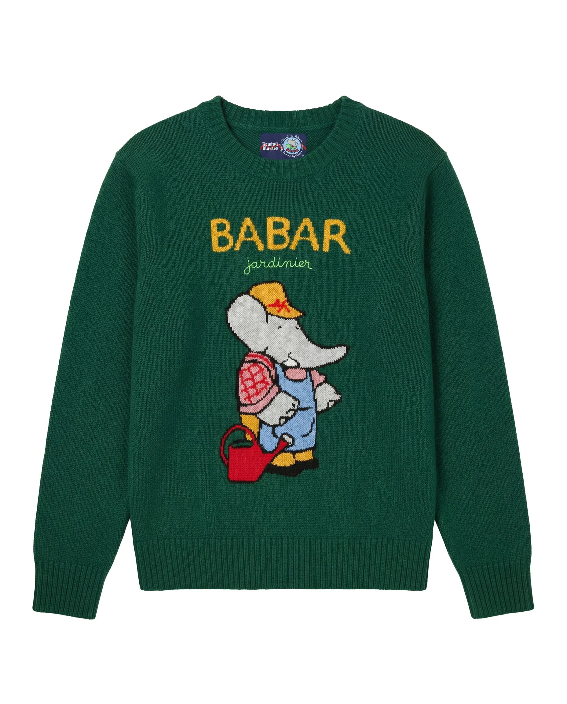 Babar Jardinier Cashmere Sweater Green - Image 8