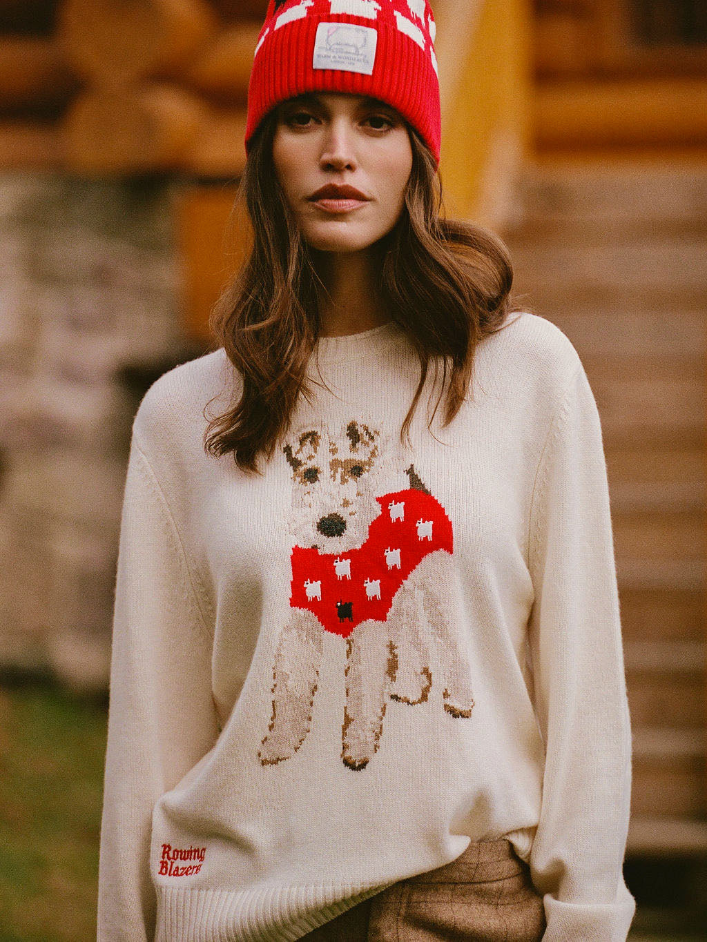 Oversized Cashmere Terrier Sweater Cream - Image 3