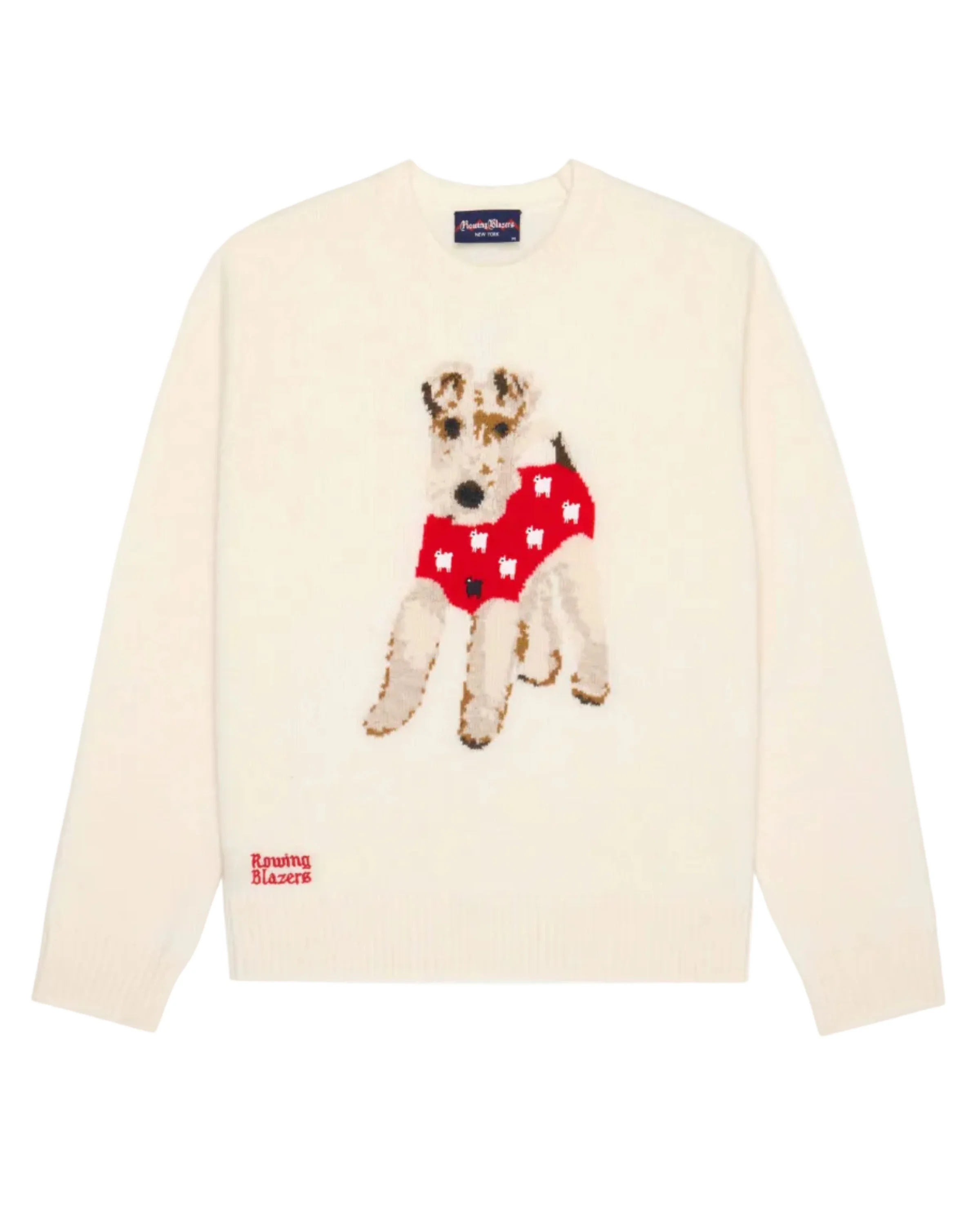 Oversized Cashmere Terrier Sweater Cream - Image 7