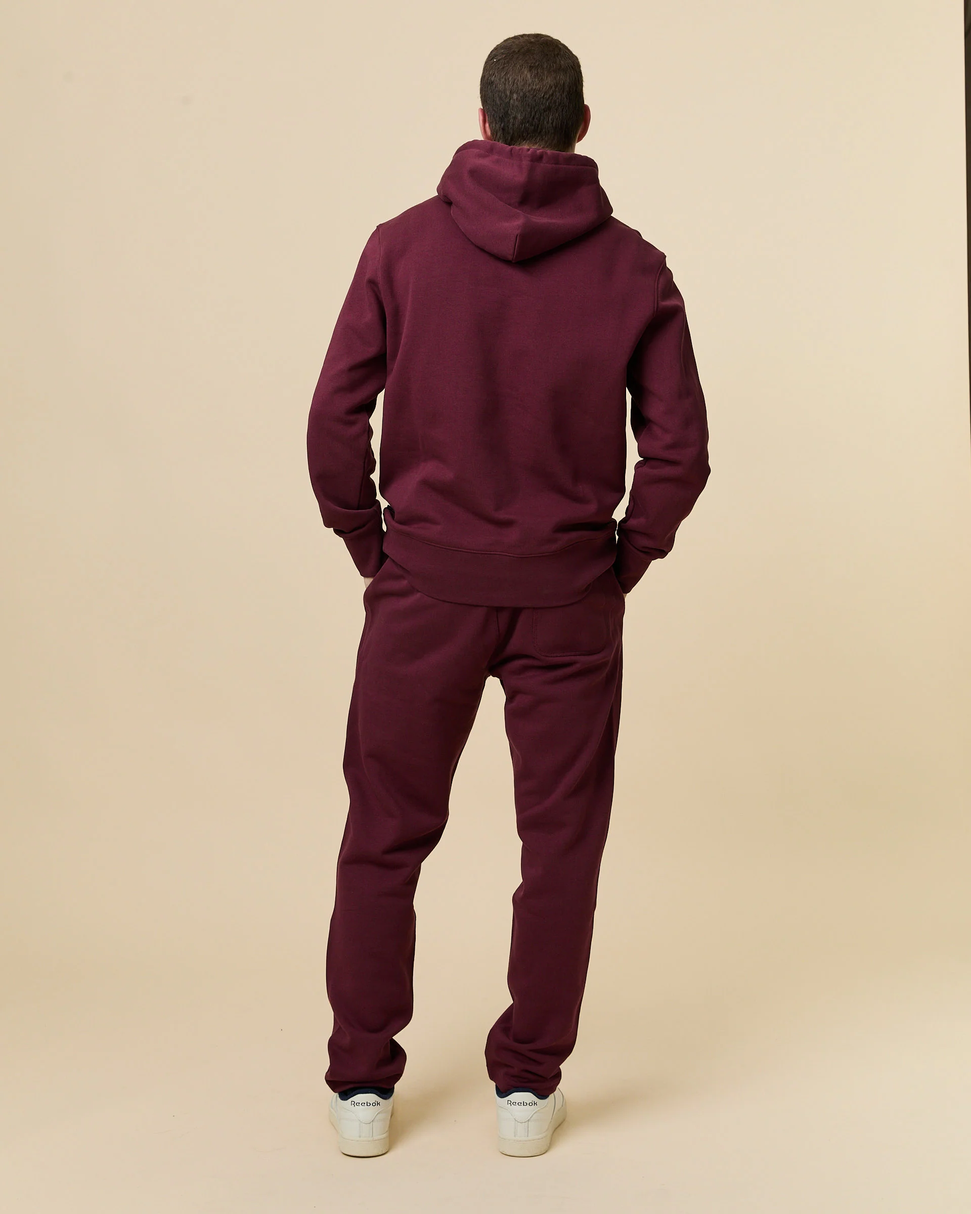 Men's Collegiate Sweatpants Burgundy - Image 4