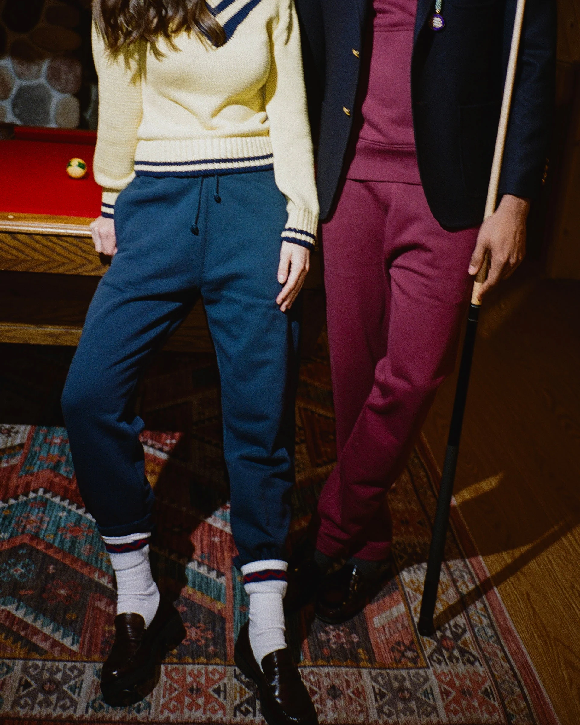 Men's Collegiate Sweatpants Navy - Image 5