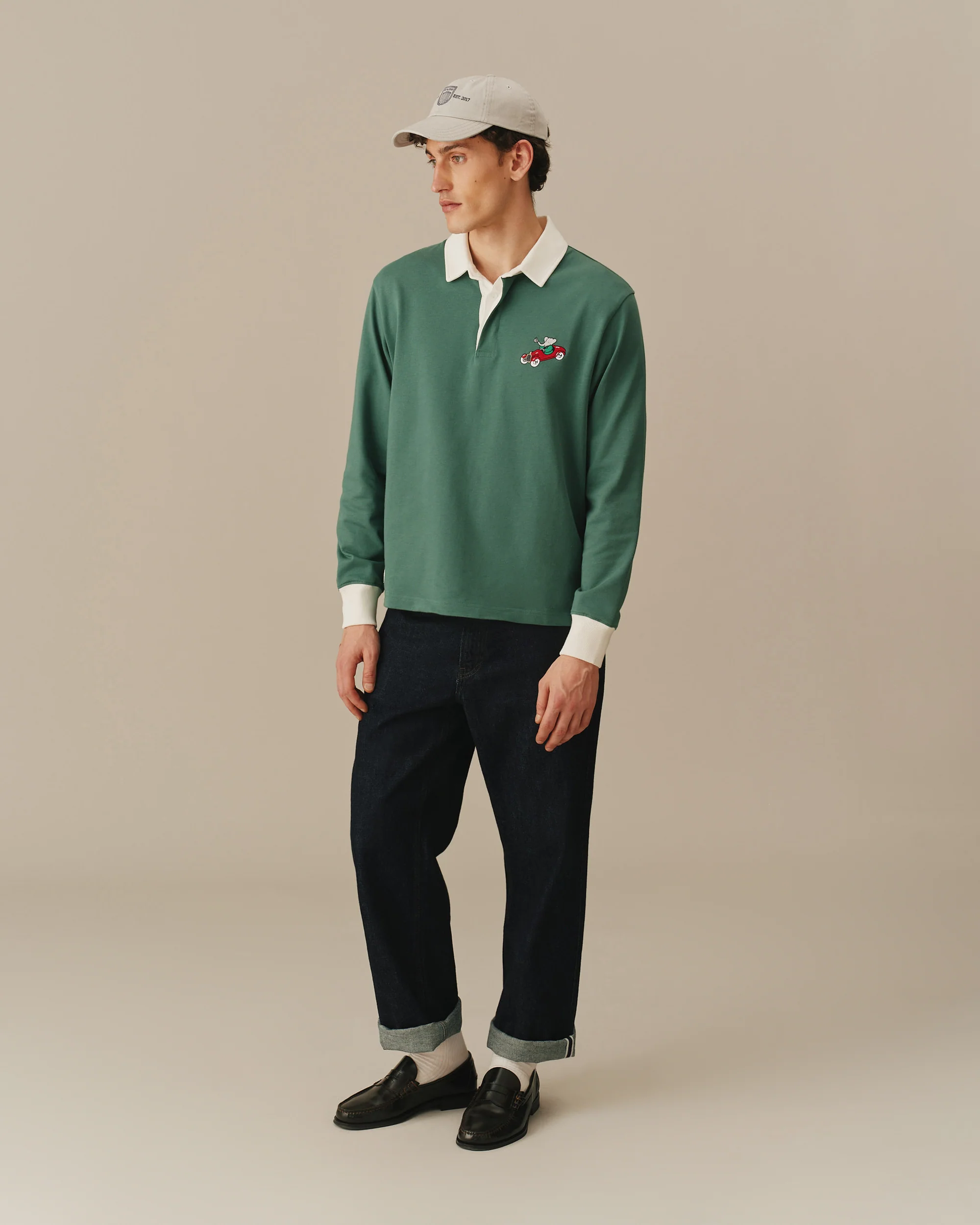 Cotton Car Babar Rugby Green - Image 3