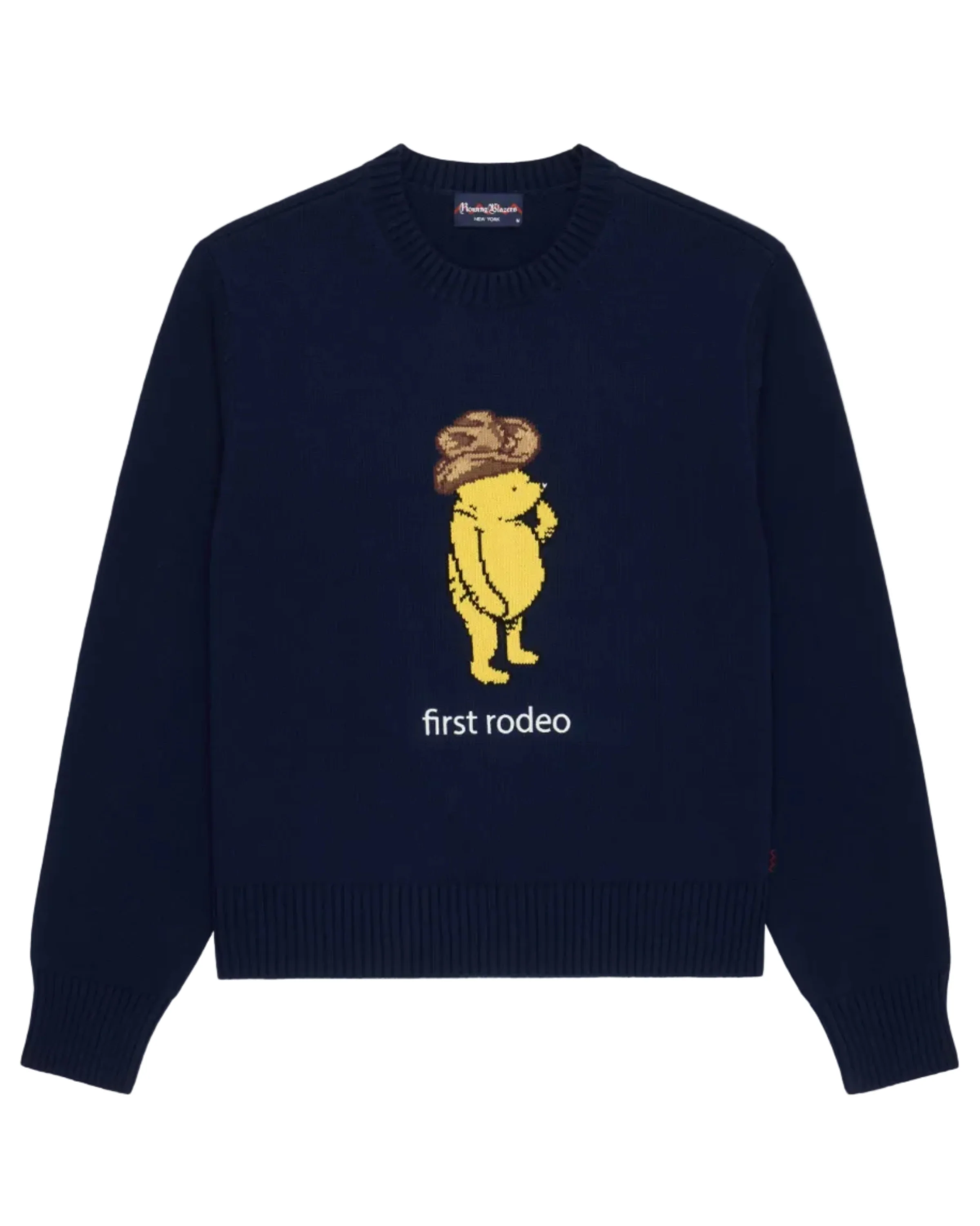 Cotton Cowboy Winnie-the-Pooh Sweater Navy - Image 5