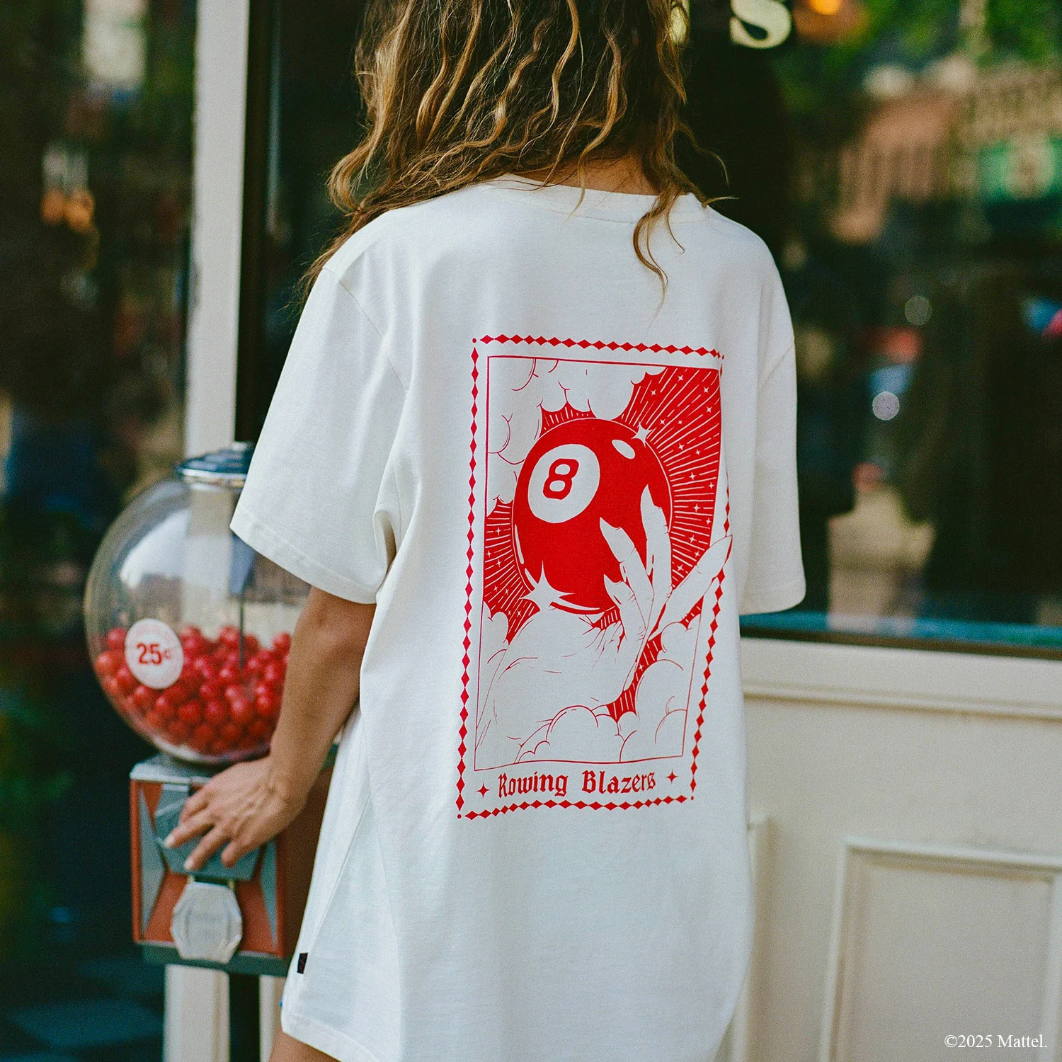Men's Cotton Magic 8™ Fortune Tee Cream - Image 2