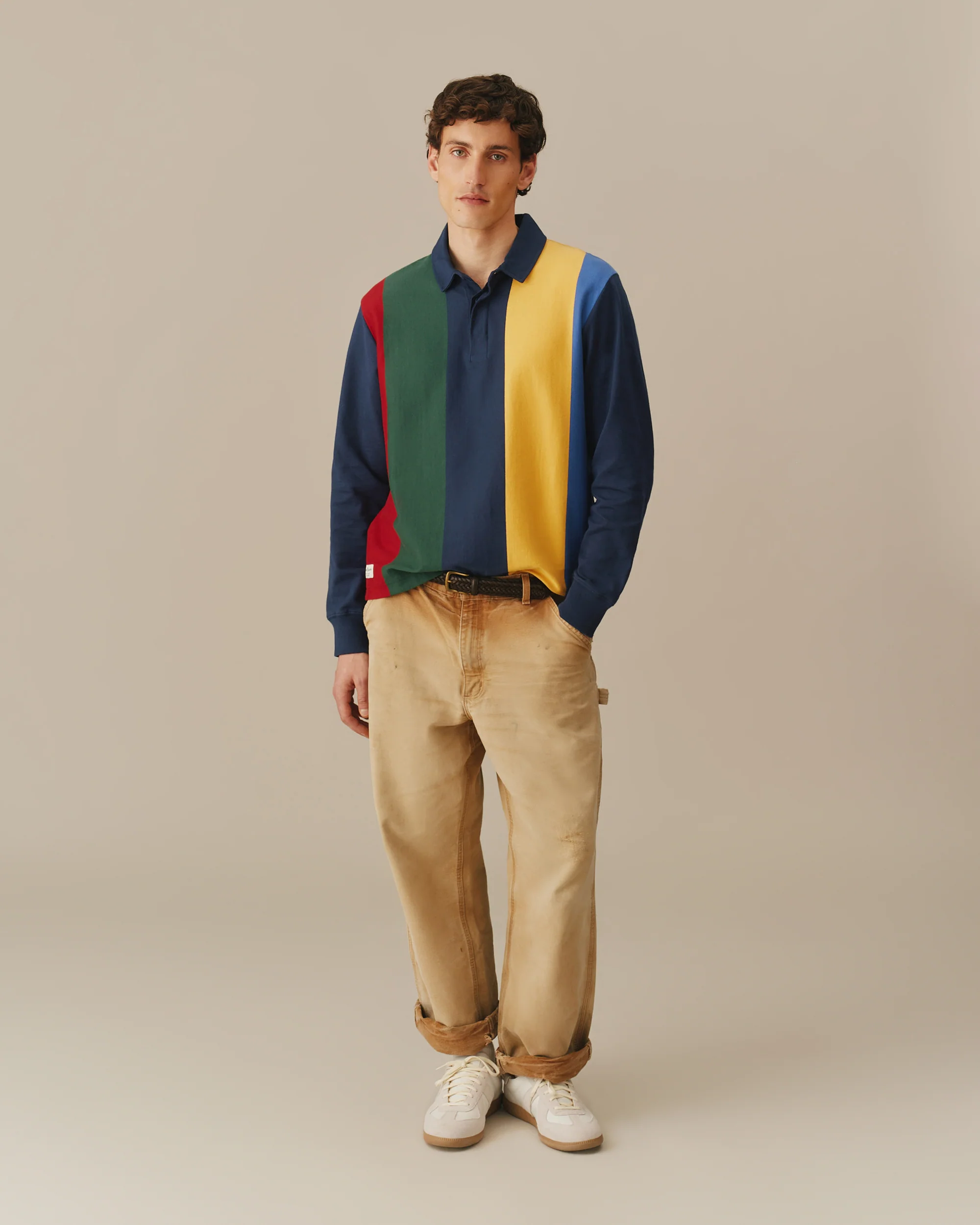 Cotton Primary Striped Rugby Multi-Color - Image 3