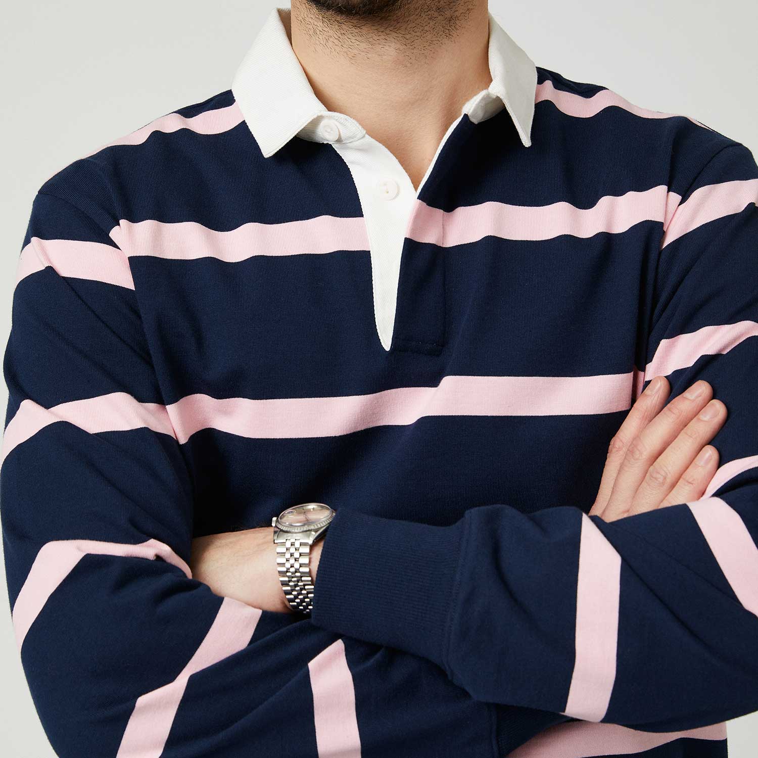 Hockney Stripe Rugby Navy - Image 6