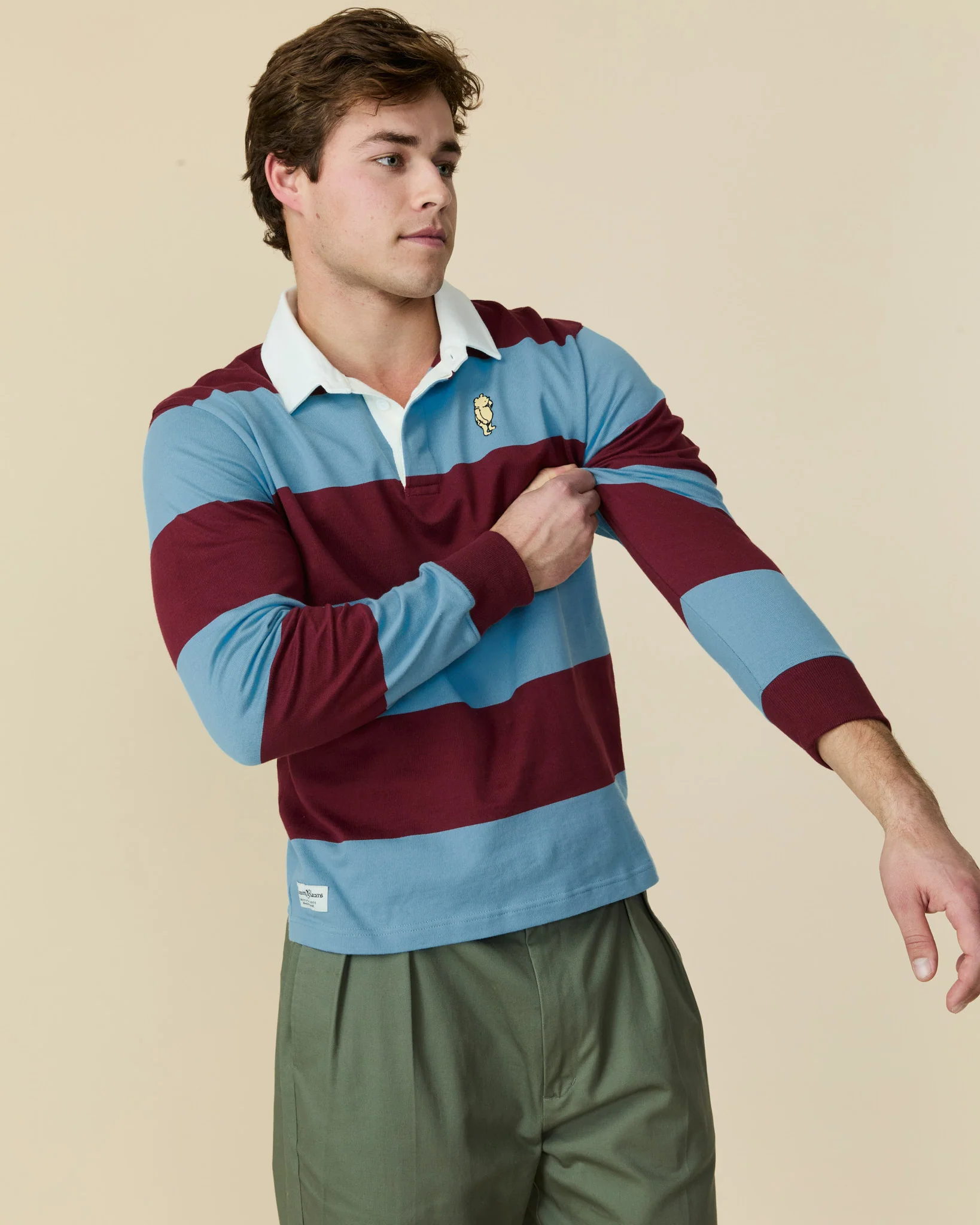 Winnie-the-Pooh Cotton Rugby Blue Multi - Image 3