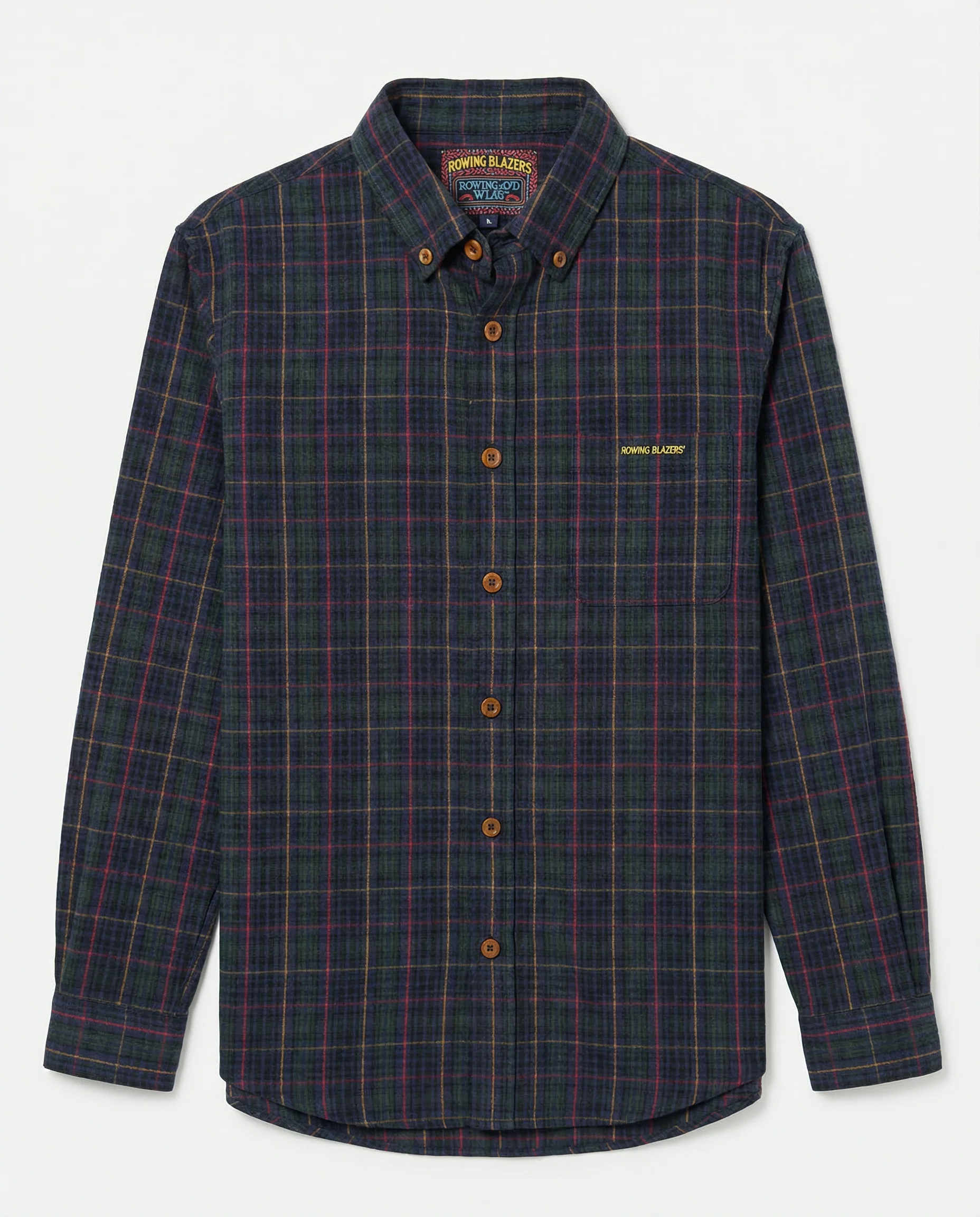 Men's Spring Plaid Shirt Evergreen Cotton Plaid - Image 9