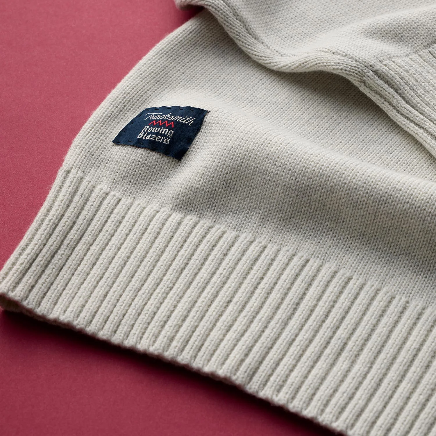 Tracksmith Cotton Jogger Sweater Heather Natural - Image 8