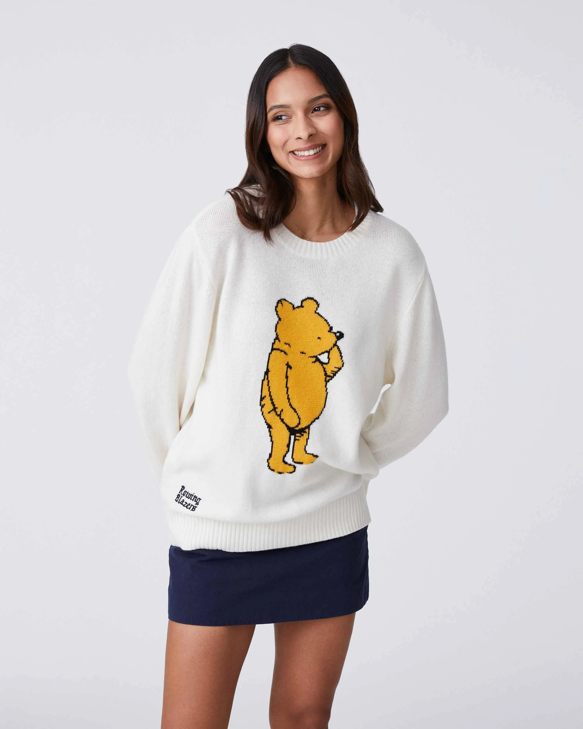 Cashmere Winnie-the-Pooh Sweater White - Image 5
