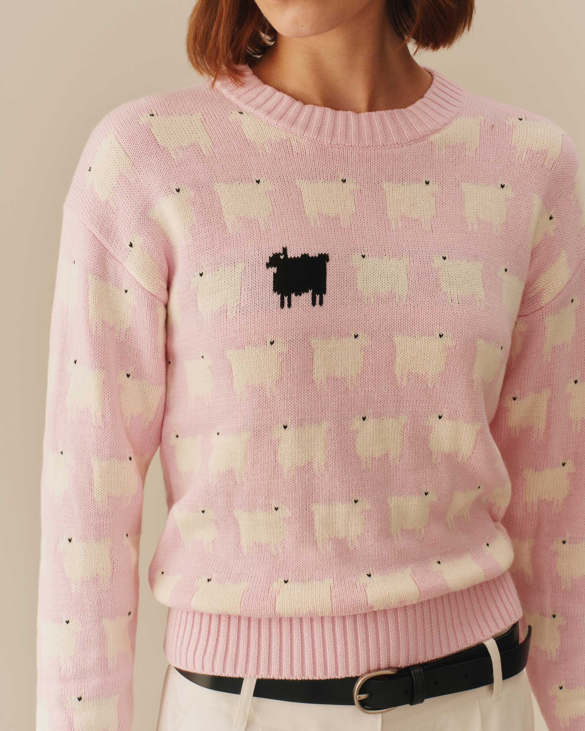 Warm & Wonderful Cotton Diana Edition Sweater Pink - Image 4