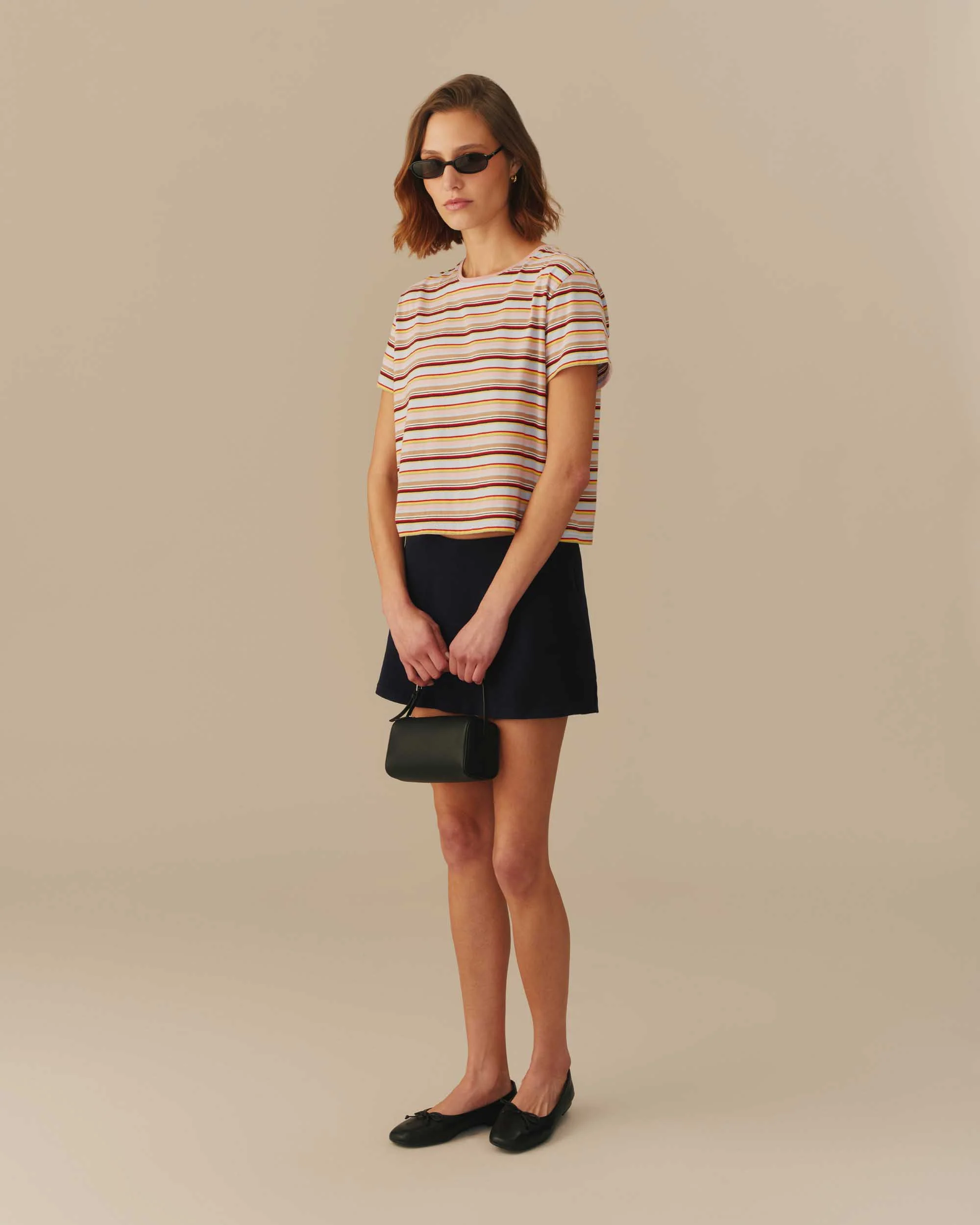 Women's Easy Striped Tee Multi-Color - Image 4
