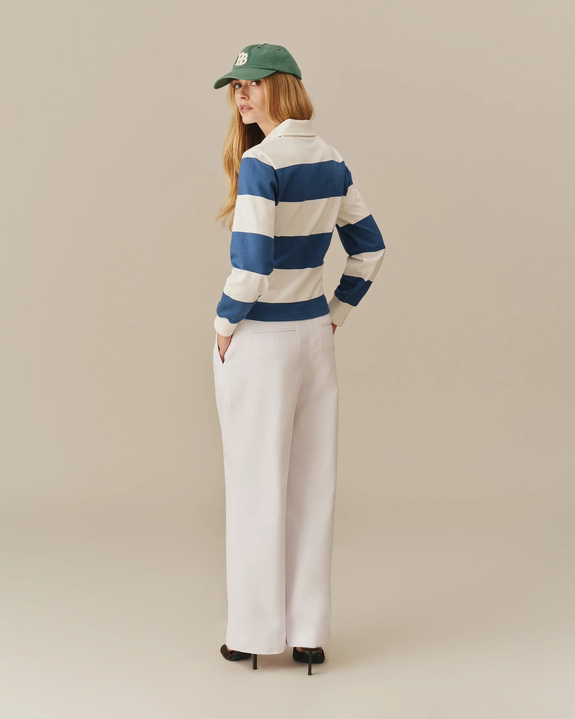 Striped Rugby Blue White Stripe - Image 5