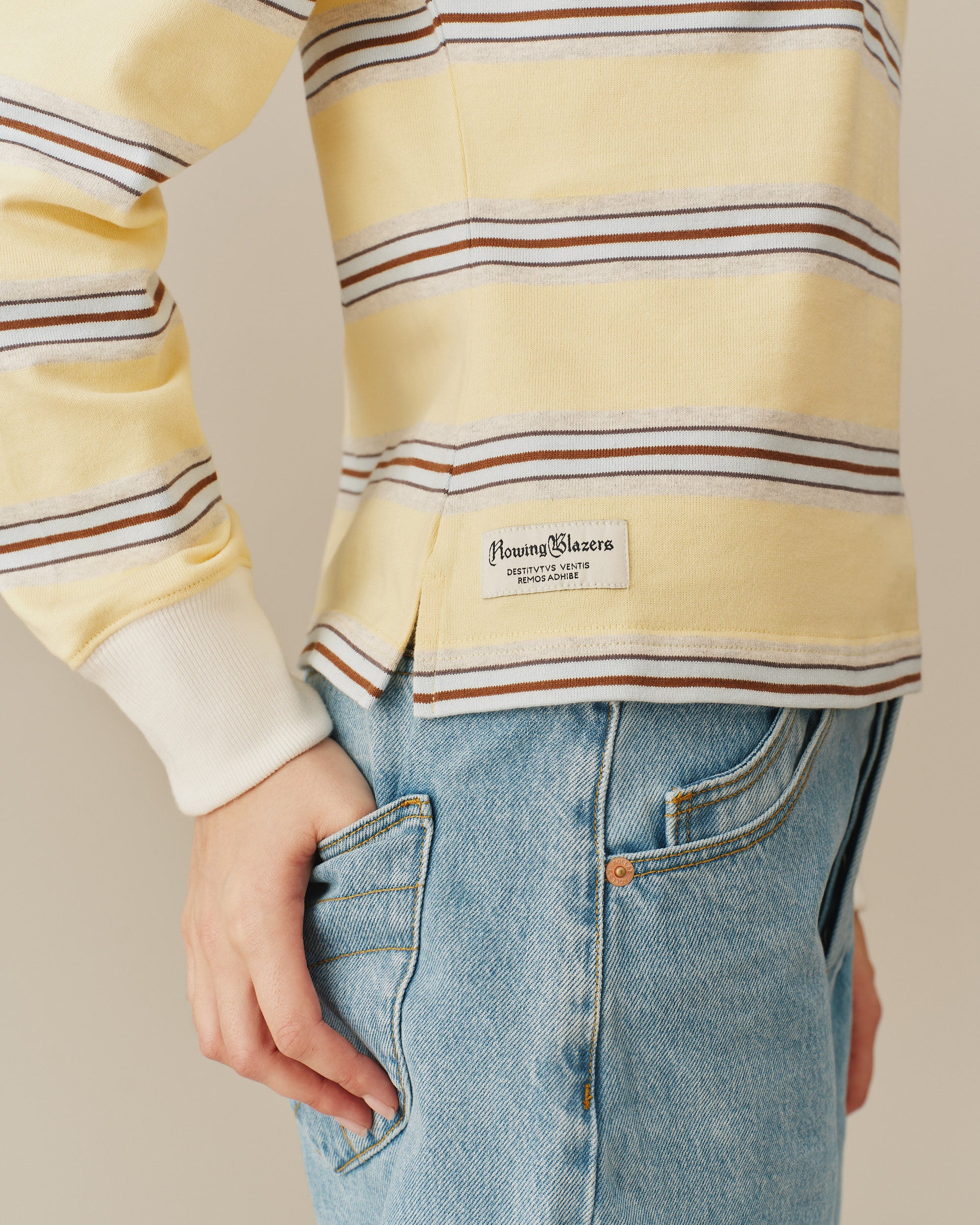 Striped Rugby Yellow Stripe - Image 5